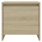 vidaXL Nachttisch Sonoma-Eiche 45x34x44,5 cm Holzwerkstoff vidaXL Nachttisch Sonoma-Eiche 45x34x44,5 cm Holzwerkstoff