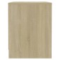 vidaXL Nachttisch Sonoma-Eiche 45x34x44,5 cm Holzwerkstoff vidaXL Nachttisch Sonoma-Eiche 45x34x44,5 cm Holzwerkstoff