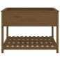 vidaXL Pflanzkübel mit Ablage Honigbraun 111,5x111,5x81 cm Kiefernholz vidaXL Pflanzkübel mit Ablage Honigbraun 111,5x111,5x81 cm Kiefernholz