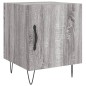 vidaXL Nachttisch Grau Sonoma 40x40x50 cm Holzwerkstoff vidaXL Nachttisch Grau Sonoma 40x40x50 cm Holzwerkstoff