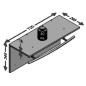 FMD Wandgarderobe 72 x 29,3 x 34,5 cm Eichenoptik FMD Wandgarderobe 72 x 29,3 x 34,5 cm Eichenoptik