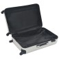 vidaXL Hartschalen-Trolley-Set 3 Stk. Helles Silber ABS vidaXL Hartschalen-Trolley-Set 3 Stk. Helles Silber ABS