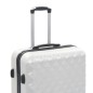vidaXL Hartschalen-Trolley-Set 3 Stk. Helles Silber ABS vidaXL Hartschalen-Trolley-Set 3 Stk. Helles Silber ABS