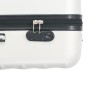 vidaXL Hartschalen-Trolley-Set 3 Stk. Helles Silber ABS vidaXL Hartschalen-Trolley-Set 3 Stk. Helles Silber ABS