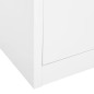 vidaXL Büroschrank Weiß 90x40x180 cm Stahl vidaXL Büroschrank Weiß 90x40x180 cm Stahl