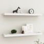 vidaXL Loggia Wandregale 2 Stk. Eichen-Optik und Weiß 80x15x4 cm MDF vidaXL Loggia Wandregale 2 Stk. Eichen-Optik und Weiß 80x15x4 cm MDF