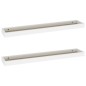 vidaXL Loggia Wandregale 2 Stk. Eichen-Optik und Weiß 80x15x4 cm MDF vidaXL Loggia Wandregale 2 Stk. Eichen-Optik und Weiß 80x15x4 cm MDF