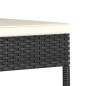 Garten-Essstühle 2 Stk. Poly Rattan Schwarz Garten-Essstühle 2 Stk. Poly Rattan Schwarz