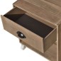 vidaXL Nachttisch Braun 2 Stk Massivholz vidaXL Nachttisch Braun 2 Stk Massivholz