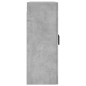 Wandschränke 2 Stk. Betongrau Holzwerkstoff Wandschränke 2 Stk. Betongrau Holzwerkstoff