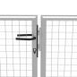 vidaXL Gartentor Verzinkter Stahl 415 x 225 cm Silbern vidaXL Gartentor Verzinkter Stahl 415 x 225 cm Silbern