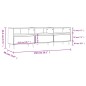 vidaXL TV-Schrank Räuchereiche 150x30x44,5 cm Holzwerkstoff vidaXL TV-Schrank Räuchereiche 150x30x44,5 cm Holzwerkstoff