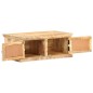 vidaXL Couchtisch 90x50x35 cm Massivholz Mango und Naturgeflecht vidaXL Couchtisch 90x50x35 cm Massivholz Mango und Naturgeflecht