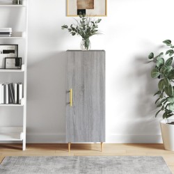vidaXL Sideboard Grau Sonoma 34,5x34x90 cm Holzwerkstoff