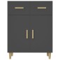 vidaXL Sideboard Schwarz 69,5x34x89 cm Holzwerkstoff vidaXL Sideboard Schwarz 69,5x34x89 cm Holzwerkstoff