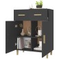 vidaXL Sideboard Schwarz 69,5x34x89 cm Holzwerkstoff vidaXL Sideboard Schwarz 69,5x34x89 cm Holzwerkstoff