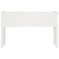 vidaXL Pflanzkübel Weiß 110x31x70 cm Massivholz Kiefer vidaXL Pflanzkübel Weiß 110x31x70 cm Massivholz Kiefer