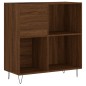 vidaXL Plattenschrank Braun Eichen-Optik 84,5x38x89 cm Holzwerkstoff vidaXL Plattenschrank Braun Eichen-Optik 84,5x38x89 cm Holzwerkstoff