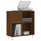 vidaXL Plattenschrank Braun Eichen-Optik 84,5x38x89 cm Holzwerkstoff vidaXL Plattenschrank Braun Eichen-Optik 84,5x38x89 cm Holzwerkstoff