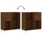 vidaXL Plattenschrank Braun Eichen-Optik 84,5x38x89 cm Holzwerkstoff vidaXL Plattenschrank Braun Eichen-Optik 84,5x38x89 cm Holzwerkstoff