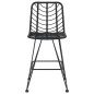 vidaXL Barhocker 2 Stk. Schwarz 45x56x103,5 cm PE-Rattan und Stahl vidaXL Barhocker 2 Stk. Schwarz 45x56x103,5 cm PE-Rattan und Stahl