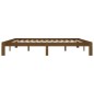 vidaXL Massivholzbett Honigbraun Kiefer 200x200 cm vidaXL Massivholzbett Honigbraun Kiefer 200x200 cm