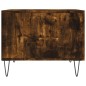 vidaXL Couchtisch Räuchereiche 50x50x40 cm Holzwerkstoff vidaXL Couchtisch Räuchereiche 50x50x40 cm Holzwerkstoff