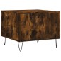 vidaXL Couchtisch Räuchereiche 50x50x40 cm Holzwerkstoff vidaXL Couchtisch Räuchereiche 50x50x40 cm Holzwerkstoff