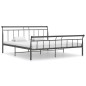 vidaXL Bettgestell Schwarz Metall 180x200 cm vidaXL Bettgestell Schwarz Metall 180x200 cm