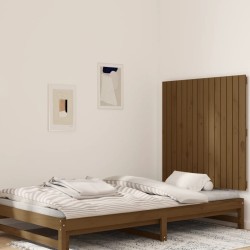 vidaXL Wand-Kopfteil Honigbraun 95,5x3x90 cm Massivholz Kiefer