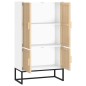 vidaXL Highboard Weiß 70x35x125 cm Holzwerkstoff vidaXL Highboard Weiß 70x35x125 cm Holzwerkstoff