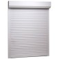 vidaXL Rollladen Aluminium 120x150 cm Weiß vidaXL Rollladen Aluminium 120x150 cm Weiß