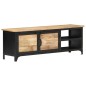 vidaXL TV-Schrank 120×30×40 cm Mango-Massivholz 