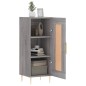 vidaXL Sideboard Grau Sonoma 34,5x34x90 cm Holzwerkstoff vidaXL Sideboard Grau Sonoma 34,5x34x90 cm Holzwerkstoff
