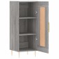 vidaXL Sideboard Grau Sonoma 34,5x34x90 cm Holzwerkstoff vidaXL Sideboard Grau Sonoma 34,5x34x90 cm Holzwerkstoff