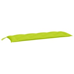vidaXL Gartenbank-Auflage Hellgrün 150x50x7 cm Oxford-Gewebe