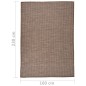 vidaXL Outdoor-Teppich Flachgewebe 160x230 cm Braun vidaXL Outdoor-Teppich Flachgewebe 160x230 cm Braun