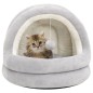 vidaXL Katzenbett 50x50x45 cm Grau und Creme vidaXL Katzenbett 50x50x45 cm Grau und Creme