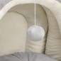 vidaXL Katzenbett 50x50x45 cm Grau und Creme vidaXL Katzenbett 50x50x45 cm Grau und Creme