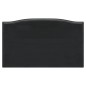vidaXL Konsolentisch mit Schubladen Schwarz 50x30x75 cm Holz Mahagoni