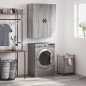 vidaXL Wandschrank Grau Sonoma 69,5x34x90 cm vidaXL Wandschrank Grau Sonoma 69,5x34x90 cm