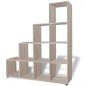 vidaXL Treppenregal Bücherregal 142 cm Eiche vidaXL Treppenregal Bücherregal 142 cm Eiche