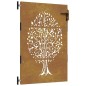 vidaXL Gartentor 85x125 cm Cortenstahl Baum-Design vidaXL Gartentor 85x125 cm Cortenstahl Baum-Design