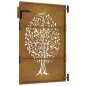 vidaXL Gartentor 85x125 cm Cortenstahl Baum-Design vidaXL Gartentor 85x125 cm Cortenstahl Baum-Design