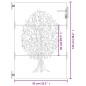 vidaXL Gartentor 85x125 cm Cortenstahl Baum-Design vidaXL Gartentor 85x125 cm Cortenstahl Baum-Design