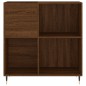vidaXL Plattenschrank Braun Eichen-Optik 84,5x38x89 cm Holzwerkstoff vidaXL Plattenschrank Braun Eichen-Optik 84,5x38x89 cm Holzwerkstoff