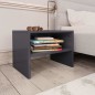vidaXL Nachttische 2 Stk. Hochglanz-Grau 40x30x30 cm Holzwerkstoff vidaXL Nachttische 2 Stk. Hochglanz-Grau 40x30x30 cm Holzwerkstoff