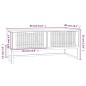 vidaXL Couchtisch Schwarz 80x40x35 cm Holzwerkstoff und Eisen vidaXL Couchtisch Schwarz 80x40x35 cm Holzwerkstoff und Eisen