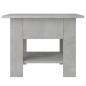 vidaXL Couchtisch Betongrau 55x55x42 cm Holzwerkstoff vidaXL Couchtisch Betongrau 55x55x42 cm Holzwerkstoff