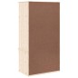 vidaXL Kleiderschrank ALTA 90x55x170 cm Massivholz Kiefer vidaXL Kleiderschrank ALTA 90x55x170 cm Massivholz Kiefer